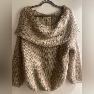 Off the Shoulder Sweater Top